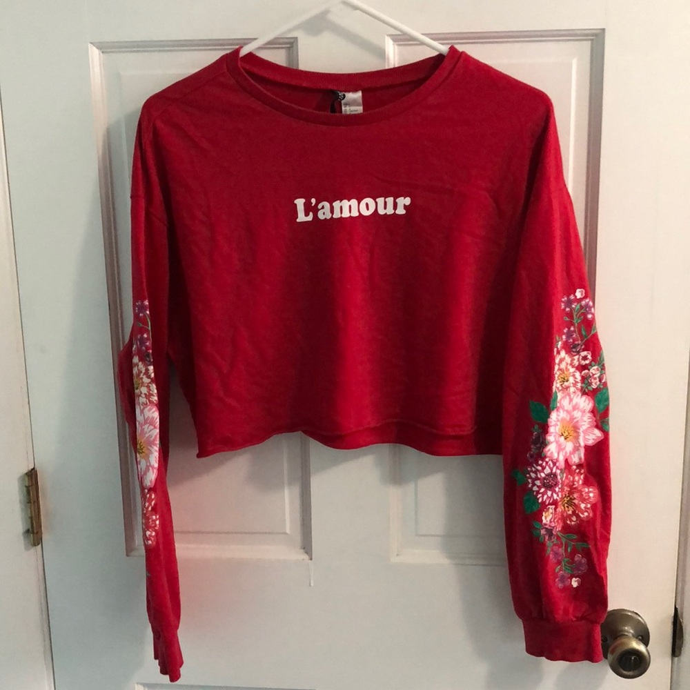 Crop top sweater